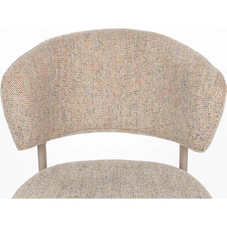 Esszimmerstuhl Jasmine im 2er-Set, Multicolour mit Metallgestell Beige 50 x 63 x 85 cm – Bild 10
