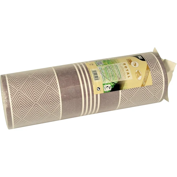 Tischläufer, stoffähnlich, PV-Tissue Mix "ROYAL Collection" 24 m x 40 cm braun "Elegance"