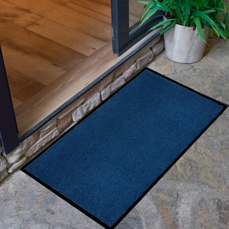 Furni24 Fußmatte - Blau, 80 x 120 cm – Bild 3