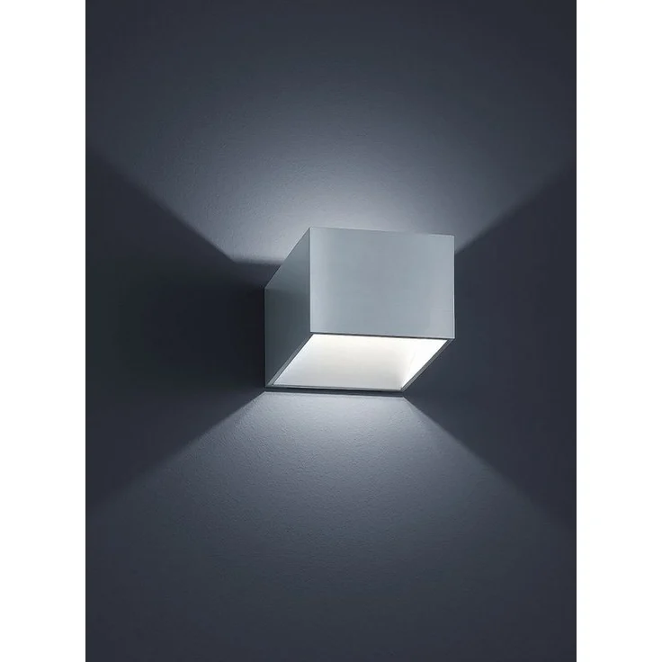 Helestra MIKO Wandleuchte aluminium poliert - mattweiß 18/1425.25