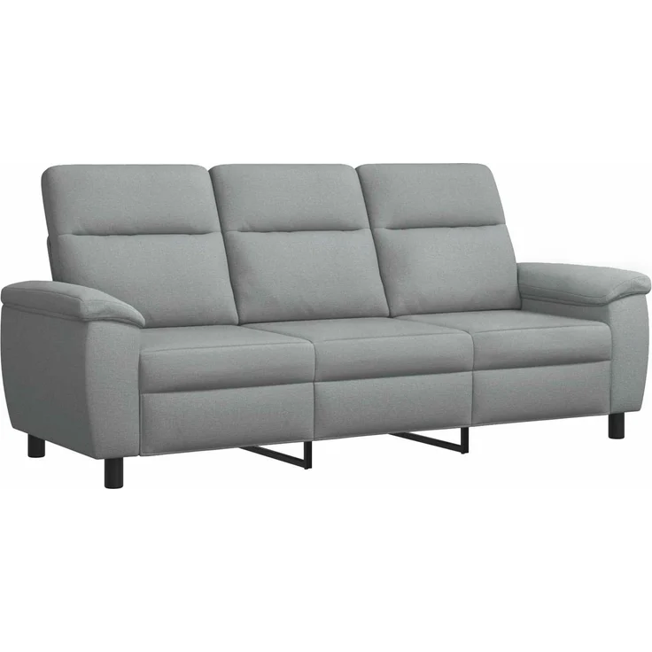 vidaXL Sofa Hellgrau 214 x 90 x 95 cm Stoff 42040964 – Bild 1