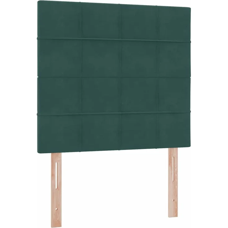 vidaXL Aufbewahrungsbett mit Matratze Dunkelgrün 100 x 200 cm Samt 3372012 – Bild 9