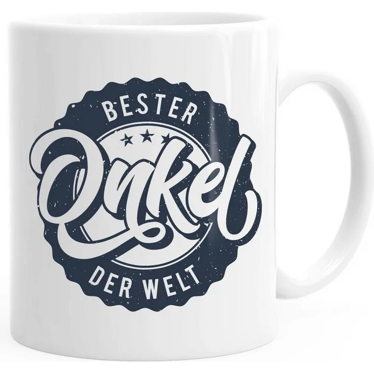 MoonWorks Tasse Kaffeetasse Bester Onkel der Welt Geschenk Geschenktasse MoonWorks®, Keramik