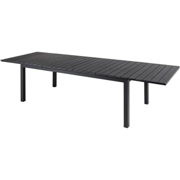 riess-ambiente Gartentisch DESIGNO 200-250-300cm grau / (Einzelartikel, 1-St), Outdoor · Aluminium · ausziehbar · Terrasse · wetterfest · Design
