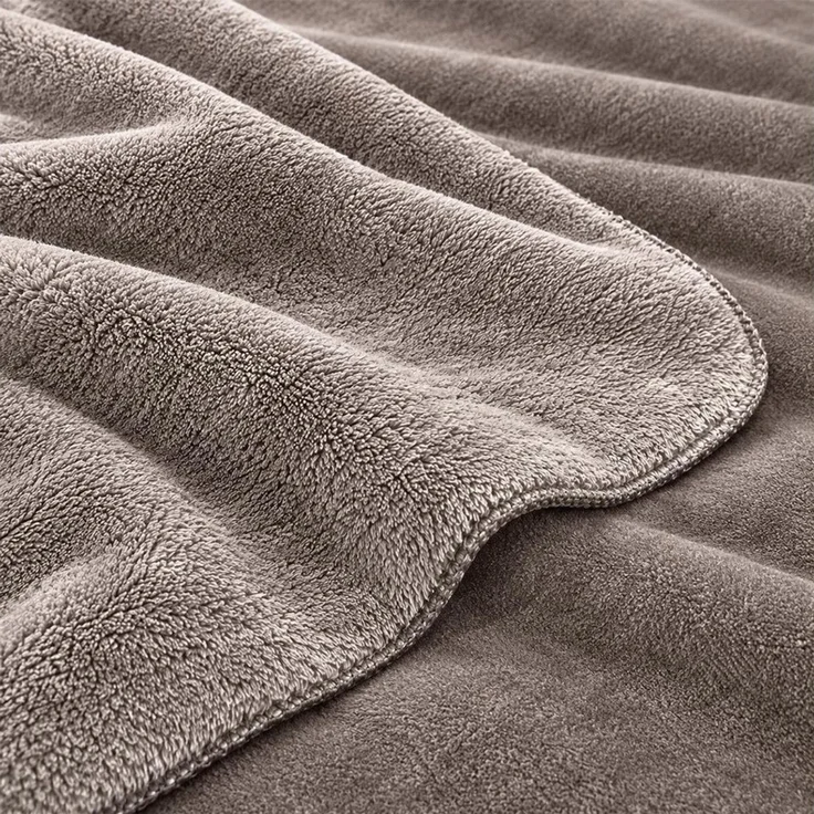 Wohndecke Wende Kuscheldecke Chenille Sherpa, TRAUMSCHLAF, weich & gemütlich, wärmende Sofadecke für Wohnzimmer und Schlafzimmer – Bild 2
