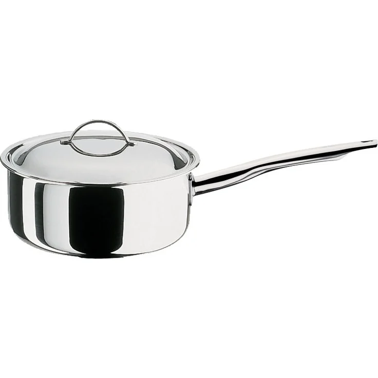 Stielkasserolle nieder mit Deckel CRISTAL 20 cm