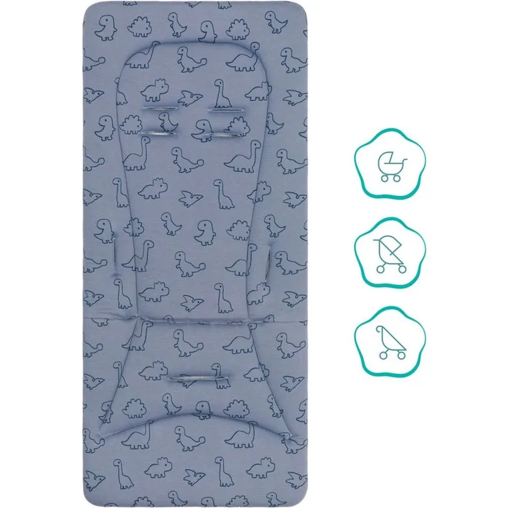 Fillikid Kinder-Sitzauflage Wendeauflage Liner, für Buggy und Kinderwagen
