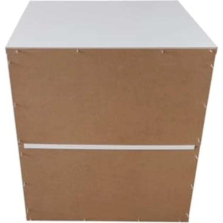 HTI-Living Nachtschrank Nachtkommode 3 Schubladen Nina Weiß (Stück, 1-St, 1 Nachtschrank) Nachtschrank Nachttisch – Bild 6