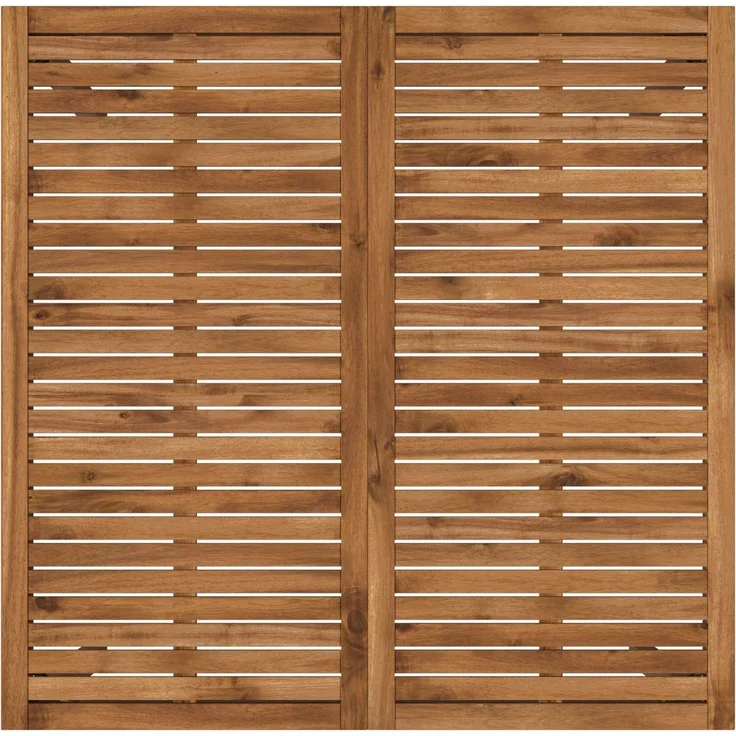 vidaXL Gartenbar-Tisch Natur und Kaffee 110 x 108,5 x 105 cm 901345 – Bild 4