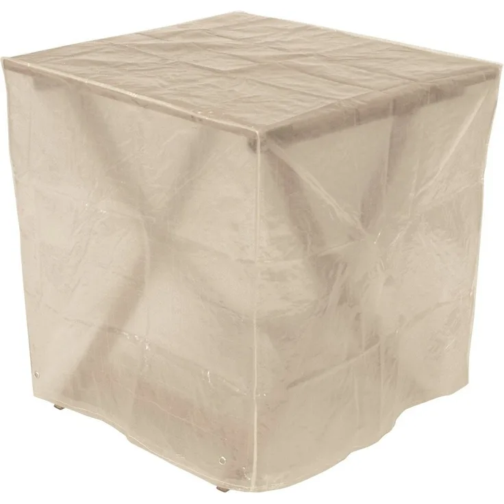 DEGAMO Abdeckhaube Gartentisch, PE, transparent, 70x70cm