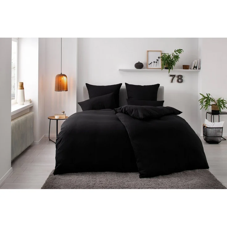 OTTO home Bettwäsche Desner, Microfaser, 3 teilig, Premium Qualität, 100 % Polyester, sehr weich, uni, ab 135x200 cm – Bild 5