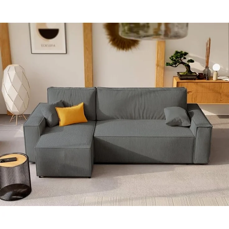 Ecksofa (Schlafsofa) mit Schlaffunktion und Stauraum – Bild 3