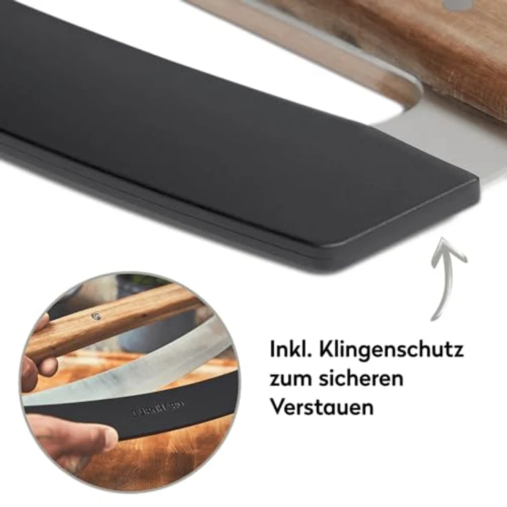 Burnhard Pizza Wiegemesser – Bild 6