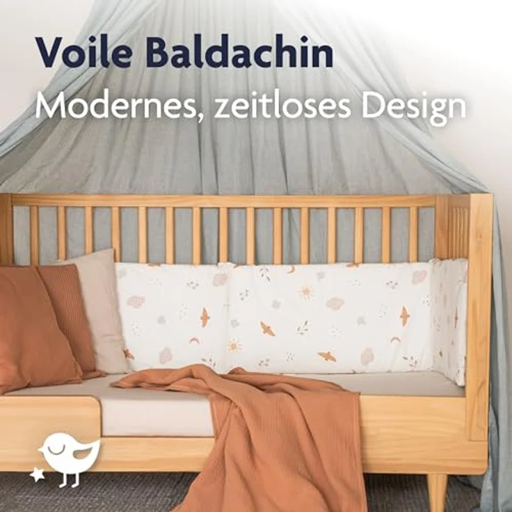 Julius Zöllner Baldachin Betthimmel Voile salbei – Bild 3