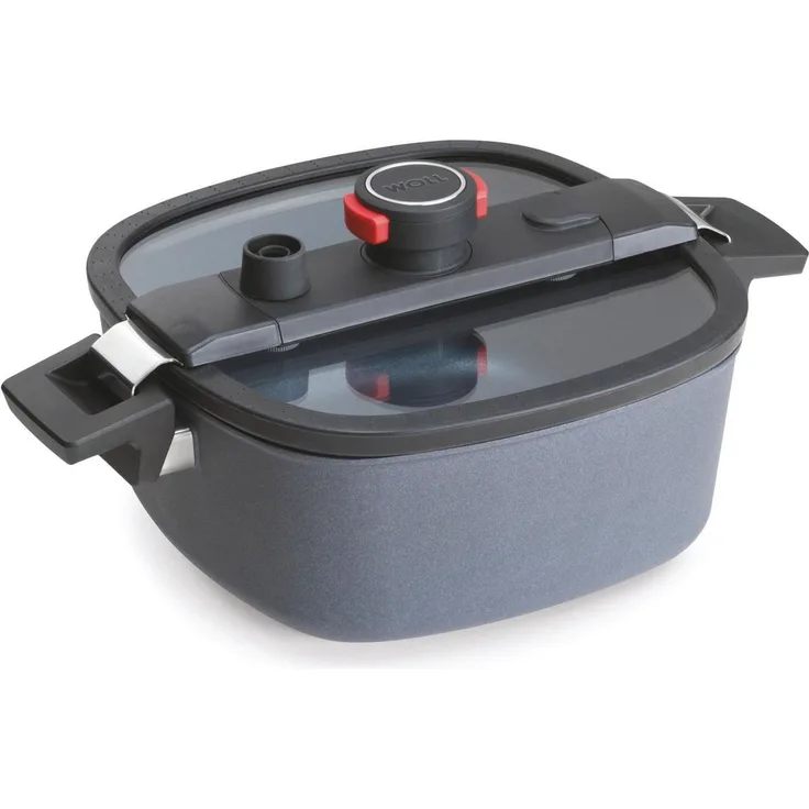 WOLL MADE IN GERMANY Dampfgartopf Active-Lite, Aluminiumguss (1-tlg, Made in Germany), Dampfkochtopf, incl. Active-Lite Deckel, Induktion, 5,5 Liter