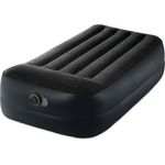 Intex 'PillowRestRaised' Luftbett mit eingebauter, elektrischer Pumpe, PVC schwarz, 99x191 cm