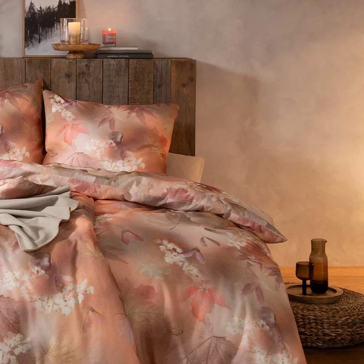 Estella Bettwäsche Chestnut 4452 980 Bernstein Kuschelflanell 155 x 220 + 80 x 80 cm – Bild 5