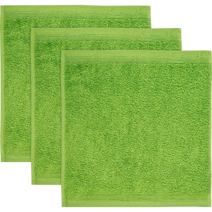 Möve Seiftuch Superwuschel, (Set, 3-St), Seiftuch Set mit Bordüre, 100% Premium Cotton Baumwolle, weich – Bild 1