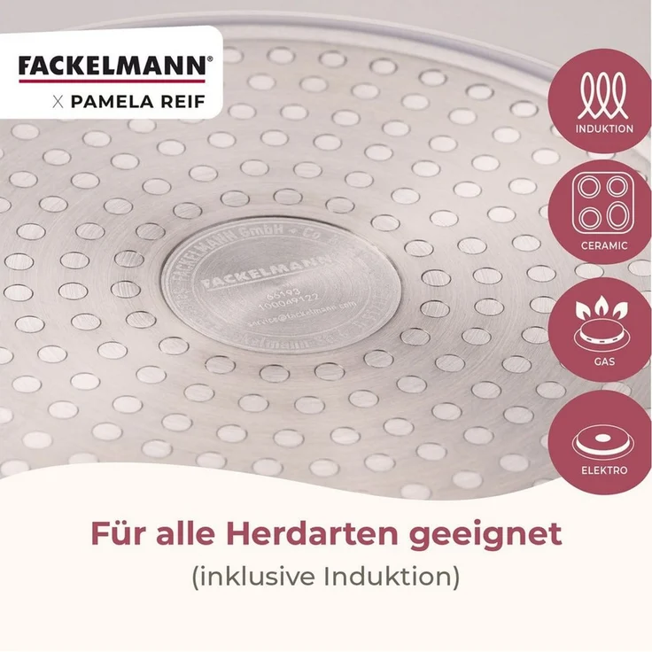 FACKELMANN Topf-Set Kochgeschirr, Aluminium-Töpfe, Keramikbeschichtung – Bild 3