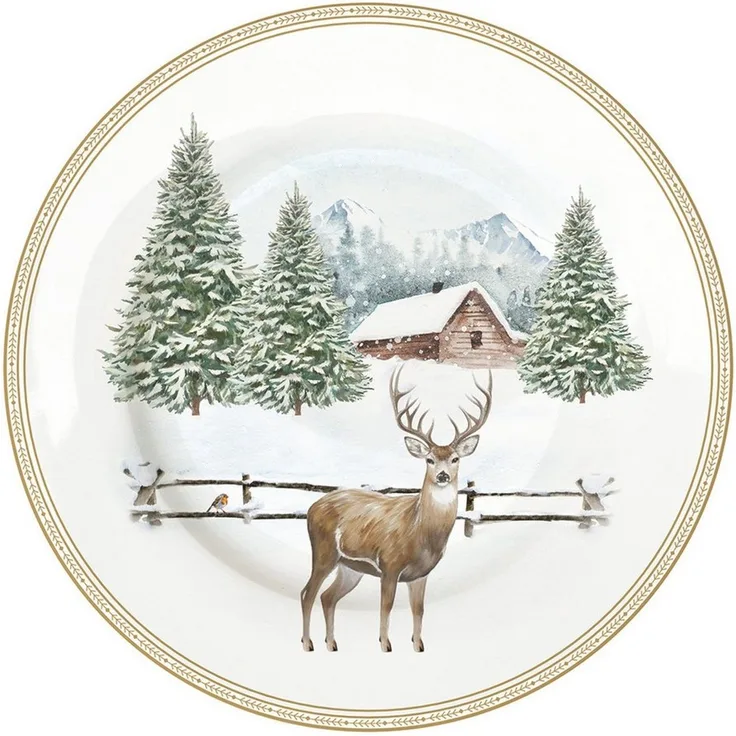 EasyLife Teller WHIF0944 - White Forest, 19 cm, (1 St)