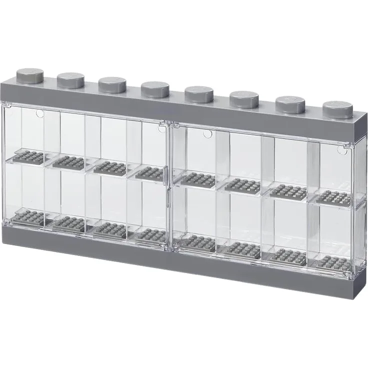 Room Copenhagen 'LEGO Minifiguren Display Case 16' Aufbewahrungsbox grau