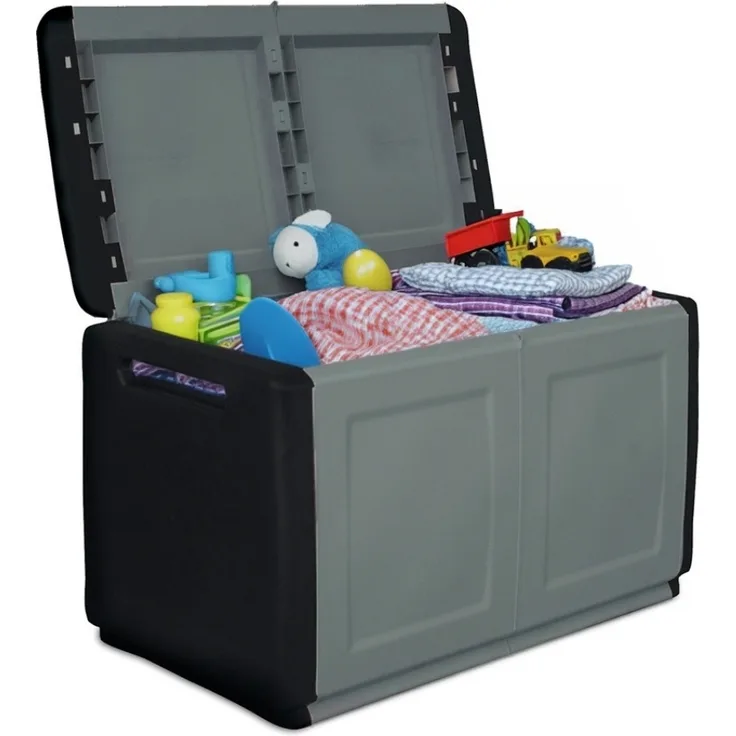 GarPet Gartenbox Gartenbox Aufbewahrungsbox 290 L Wetterfest Garten Kissenbox XXL