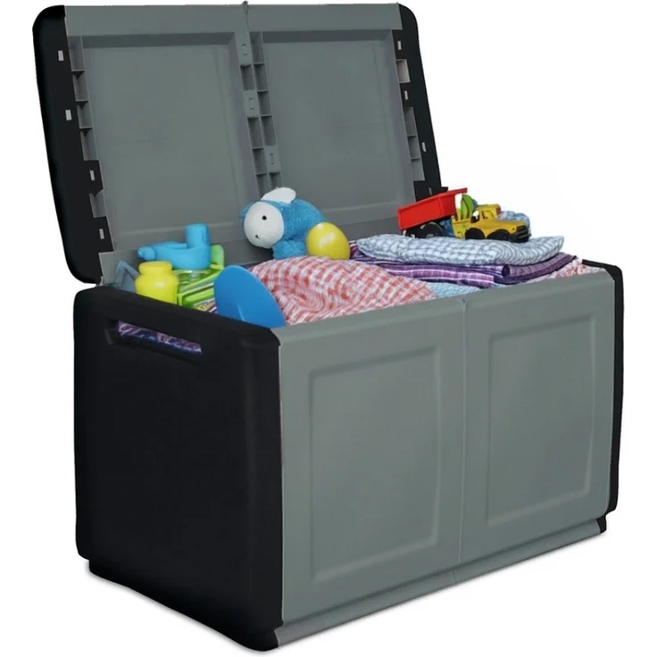 GarPet Gartenbox Gartenbox Aufbewahrungsbox 290 L Wetterfest Garten Kissenbox XXL – Bild 1