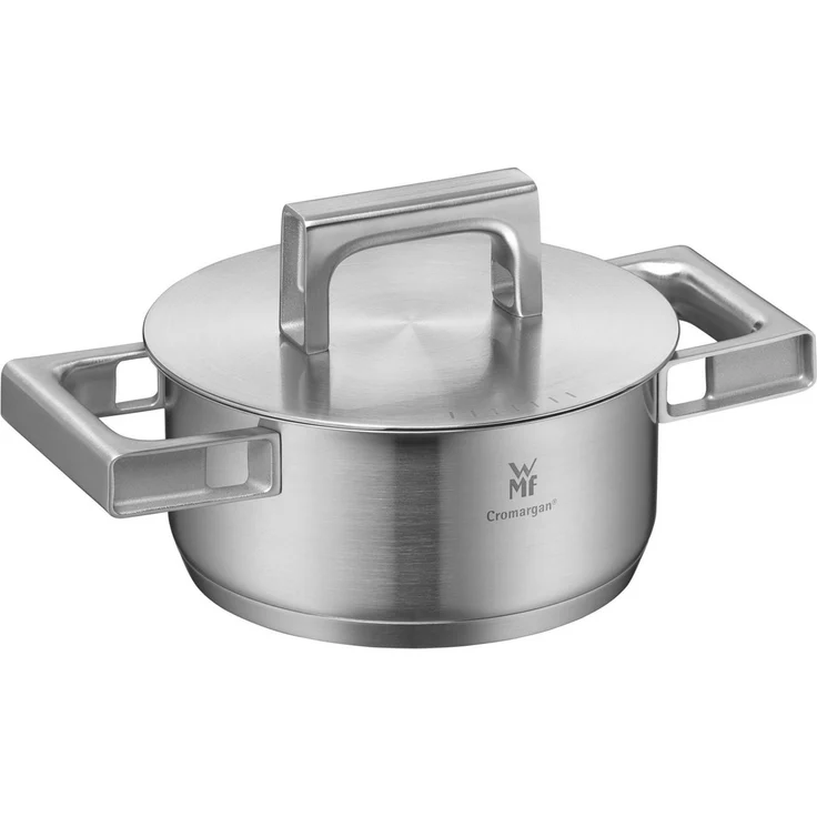 WMF Bratentopf Ultimate Cool+ Bratentopf mit Deckel, 16 cm, Cromargan Edelstahl 18/10 (Set, 1-tlg), Induktions Topf mit Innenskalierung – Bild 1