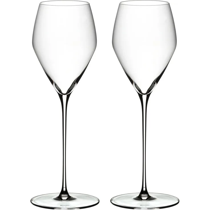 Riedel Veloce Champagne Wine Glas, 2er Set, Champagnerglas, Weinglas, Kristallglas, 327 ml