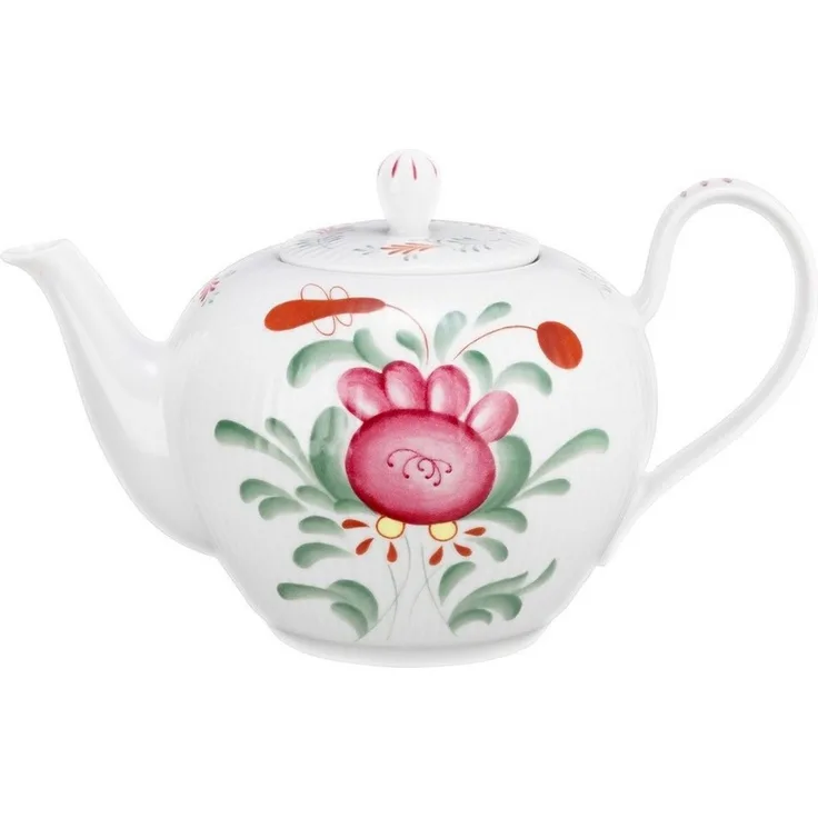 Seltmann Weiden Kanne Amina Ostfriesenrose, 1,5 l, (1-St), Kaffeekanne, Teekanne mit Relief