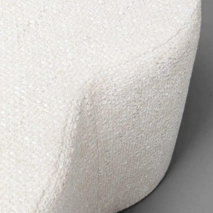 KARE Design Hocker Lovely, Creme, Sitzhocker, Ablage, Herzform, Wohnzimmer, Flur, 36 x 34 x 35 cm (H/B/T) – Bild 3