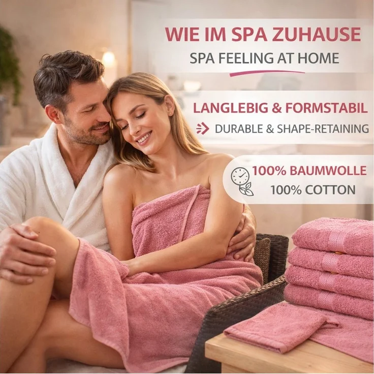 Betz Handtuch Set 10-tlg. Handtuch-Set PREMIUM, 100% Baumwolle (10-St), 100% Baumwolle – Bild 4