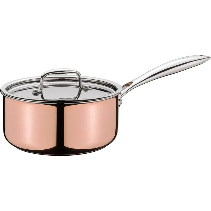 Stielkasserolle nieder mit Deckel CULINOX 20 cm
