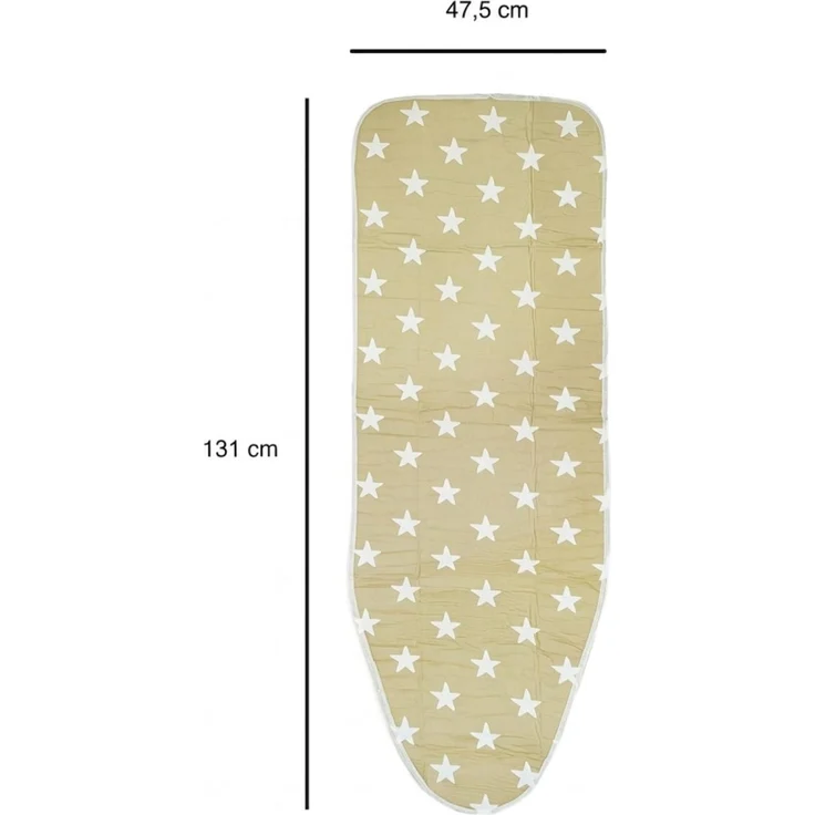Bügelbrettbezug aus 100% Baumwolle - 131 x 47,5 cm mit Kordelzug – Bild 5