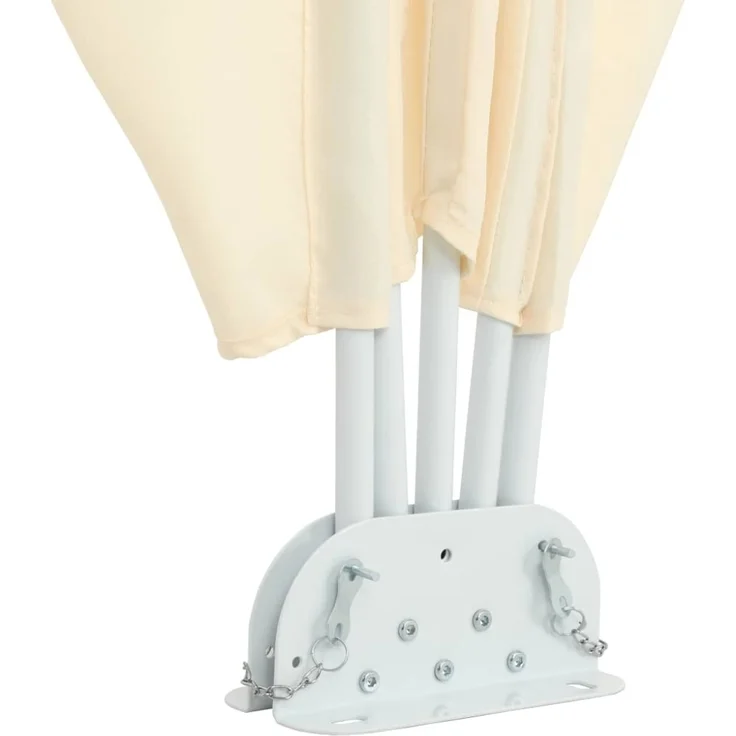 vidaXL Faltbarer Terrassen-Seitenfächer Creme 300×150 cm 44568 – Bild 8