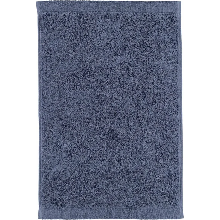 CAWÖ Gästetuch, 3er Pack - Lifestyle, Walkfrottier, Baumwolle, einfarbig Nachtblau 30x50cm – Bild 2