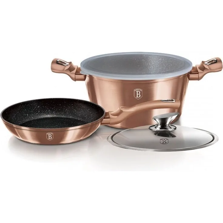 Berlinger Haus Berlinger Haus Topf und Pfanne Rose Gold 51132