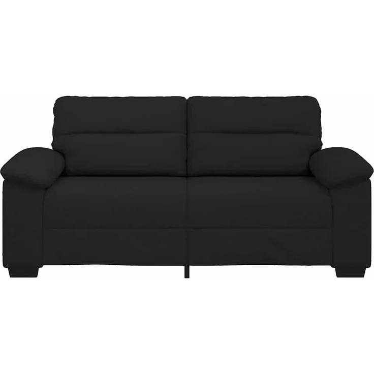 vidaXL 2-Sitzer-Sofa Schwarz 180x81x84 cm Stoff 4105309 – Bild 3