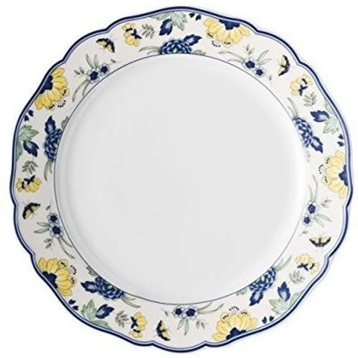 Hutschenreuther Maria Theresia Papillon Frühstücksteller, mit Fahne, Teller, Porzellan, Spülmaschinenfest, Ø 19 cm, 10019