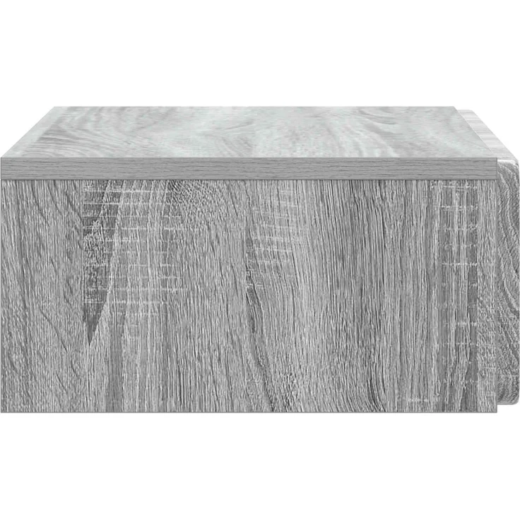 vidaXL Wandmontierter Beistelltisch Graues Sonoma 59 x 34,5 x 17 cm 898321 – Bild 5