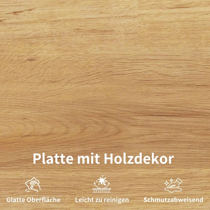 2-Set Barhocker mit Holzoptik-Sitz, 63cm, belastbar bis 150kg pro Hocker, mit zwei Fußstützen & verstellbaren Füßen, Weißer Metallrahmen--Weiß--30x30x63cm--YOUDENOVA – Bild 7
