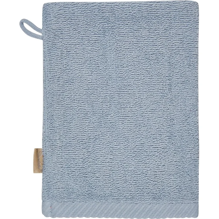 Sterntaler Waschlappen 2er Pack Fuchs Filou – Baby Waschlappen aus saugfähiger Baumwolle, weich & hautfreundlich – Kinder Waschlappen mit schönen Webkanten und süßer Stickerei, graublau – Bild 4