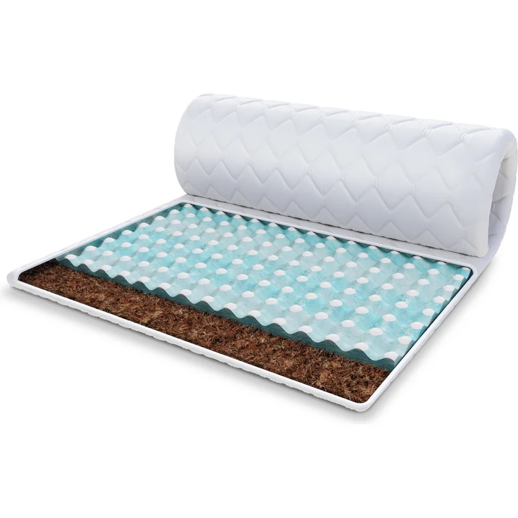 Topper 5x140x200 cm Matratzenauflage mit RavineBlue-Schaum Matratzenschoner Kokosfaser H4 – Bild 1