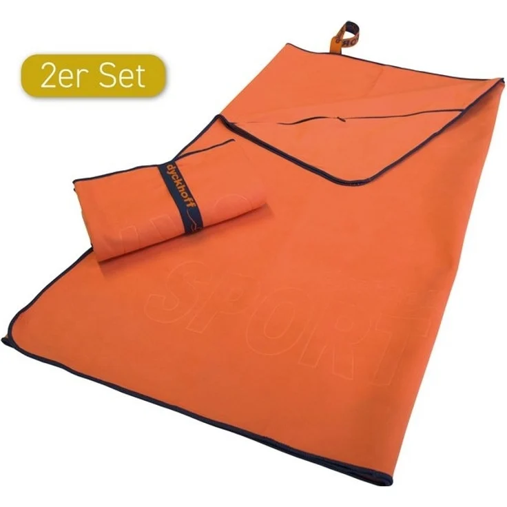 Dyckhoff Sporthandtuch Mikrofaser Sporttuch, Microfaser (2-St), auch als 2er Set erhätlich – Bild 4