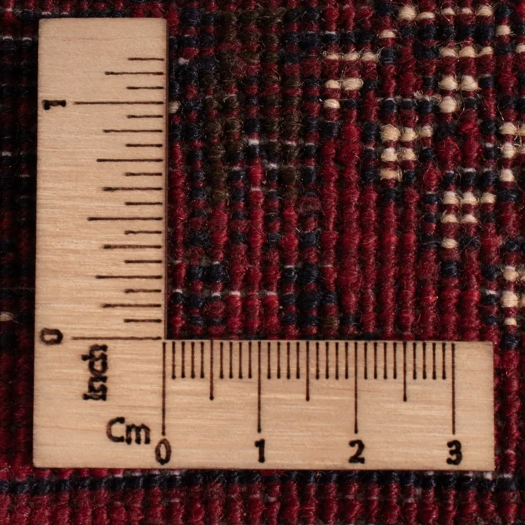 Afghan Teppich - 119 x 77 cm - dunkelrot – Bild 5