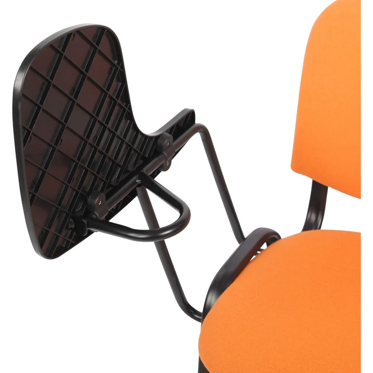 CLP Stuhl Ken mit Klapptisch Stoff mit gepolsterter Sitzfläche,orange – Bild 4