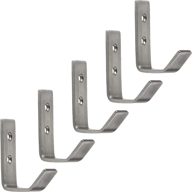 SO-TECH® Garderobenhaken Kleiderhaken ALBA BA 20 mm Garderobenhaken echt Edelstahl (5 St) – Bild 1