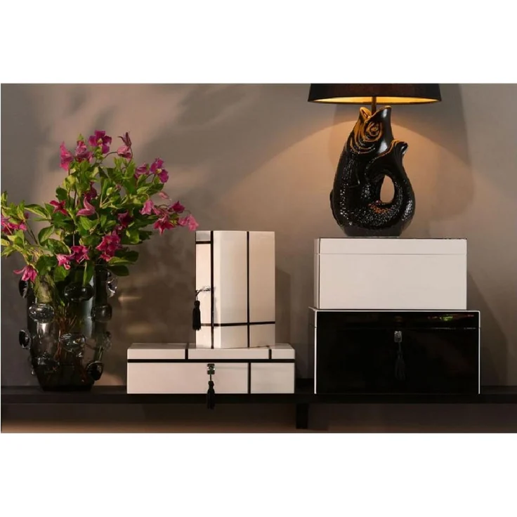 Giftcompany Schmuckkassette Schmuckkasten Schmuckbox Tang Weiß (31x23cm)