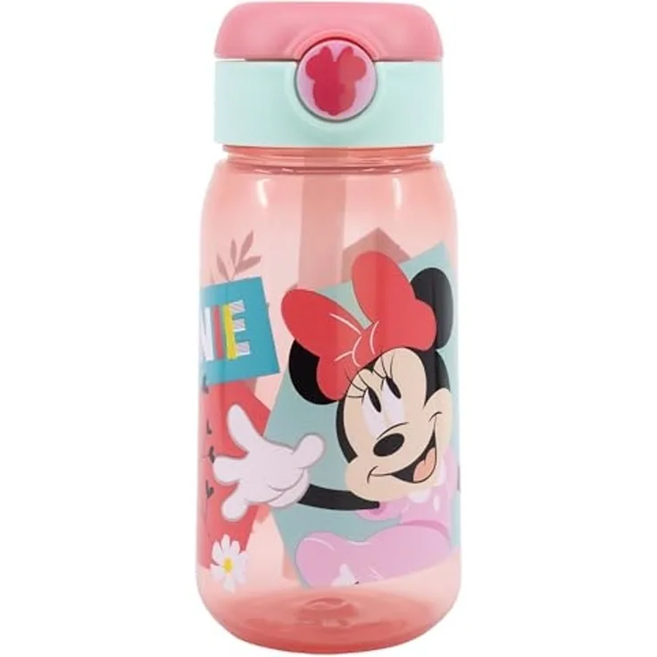 Storline Trinkflasche Minnie Mouse 510ml auslaufsicher & ideal für Schule & Freizeit
