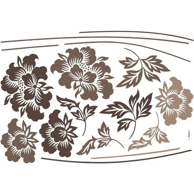 Komar Wandtattoo Grace - Größe 100 x 70 cm (6 St), selbstklebend, Wandsticker – Bild 3